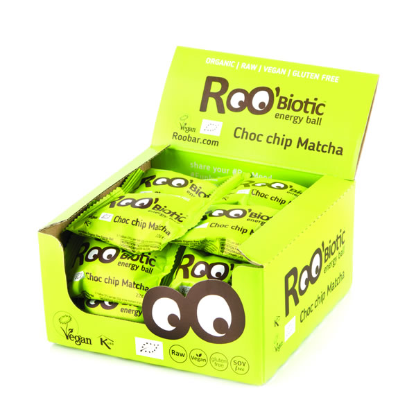 Roobiotic Choc Chip Matcha Box