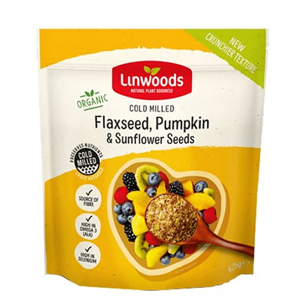 Linwoods Milled Organic Flaxseed Sunflower and Pumpkin Seeds