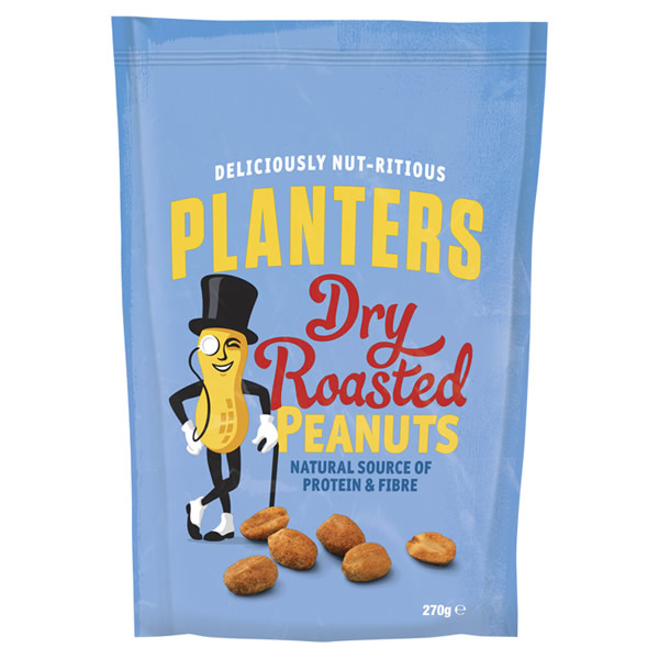 Planters Dry Roasted Peanuts 270g