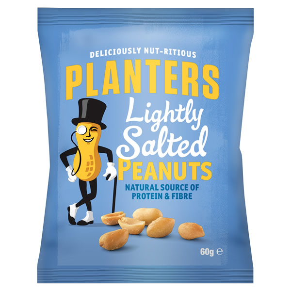 Planters Lightly Salted Peanuts 60g