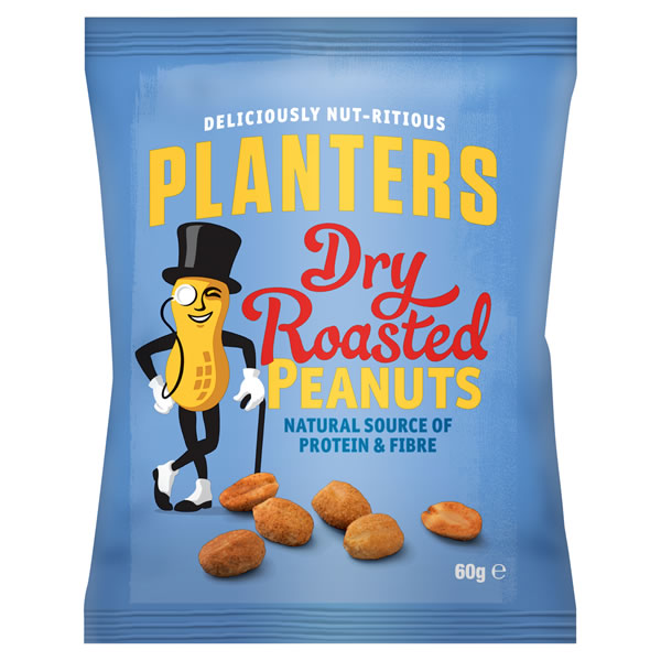 Planters Dry Roasted Peanuts 60g