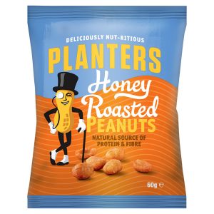 Planters Honey Roasted Peanuts 60g