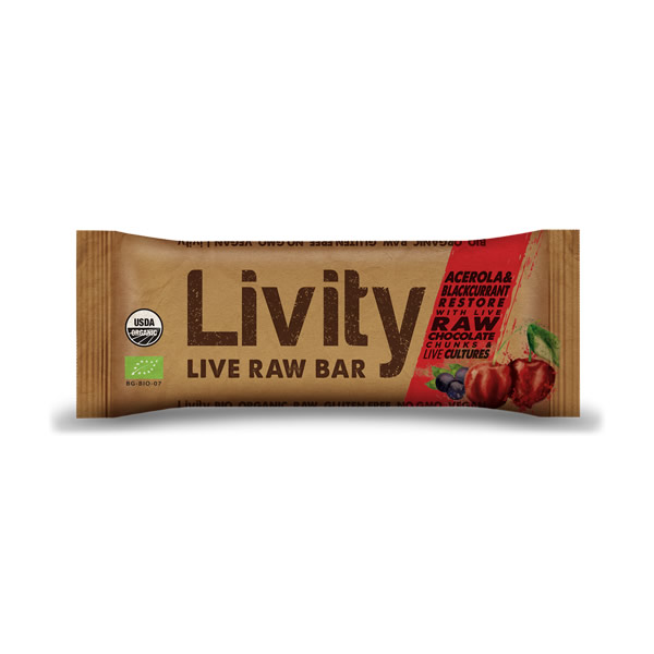 Livity Acerola and Blackcurrant Bar – Live Raw Bar