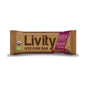Livity Plum and Goji Berry Bar - Live Raw Bar