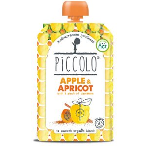 Piccolo Organic Apple and Apricot Baby Food