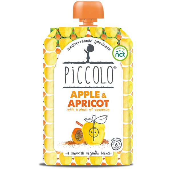 Piccolo Organic Apple and Apricot Baby Food