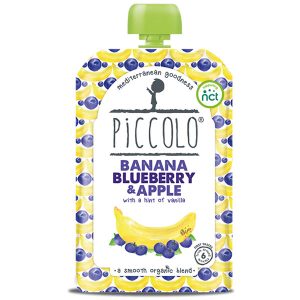 Piccolo Organic Banana Blueberry Apple Baby Food