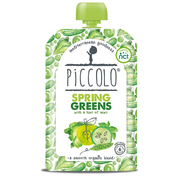 Piccolo Organic Spring Greens Baby Food