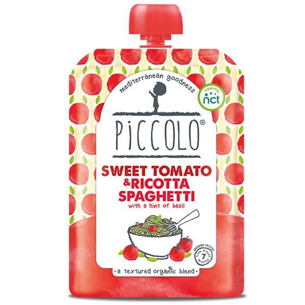 Piccolo Sweet Tomato Ricotta Spaghetti Baby Food