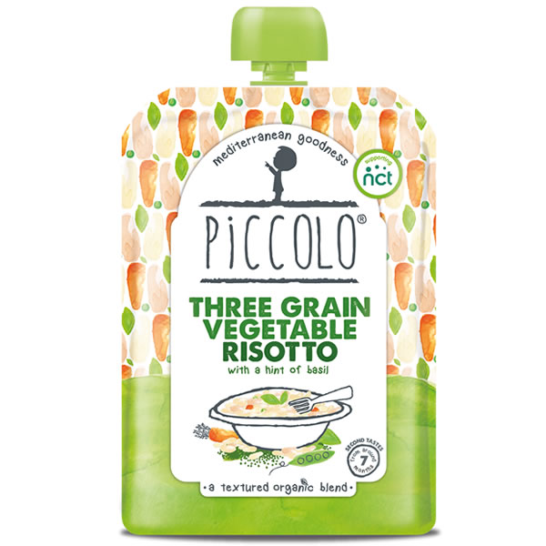 Piccolo Three Grain Vegetable Risotto 130g