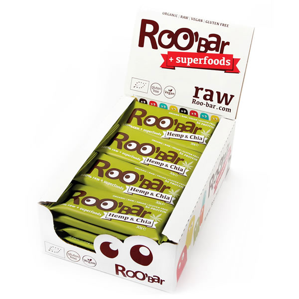Roobar Hemp and Chia Bar 30g