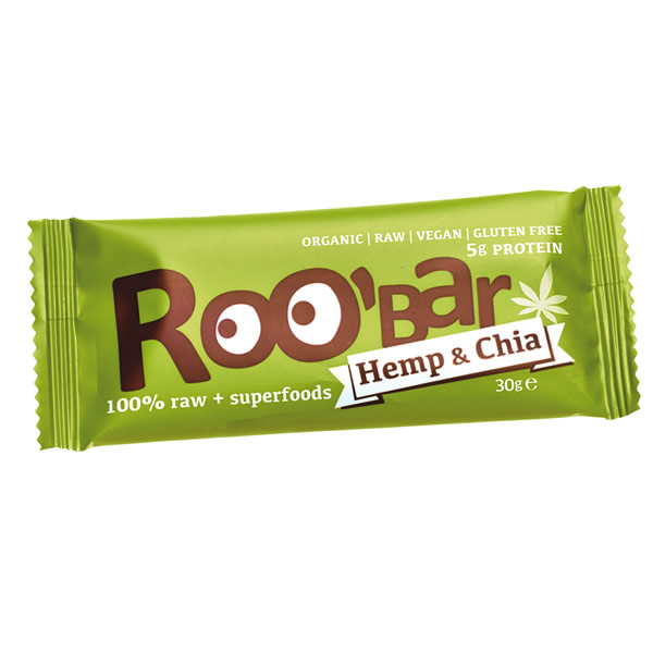 Roobar Hemp and Chia Bar 30g