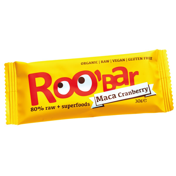 Roobar Maca Cranberry 30g Bar