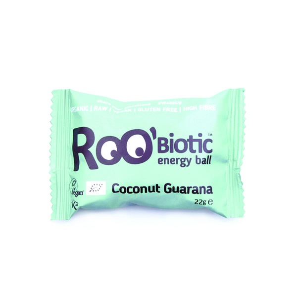 Roobiotic Coconut Guarana Energy Ball 22g