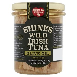 Shines Wild Irish Tuna In Olive Oil 212g Jar