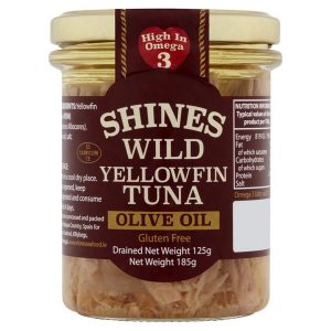 Shines Wild Irish YellowfinTuna In Olive Oil 212g Jar