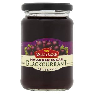 Valley Gold Blackcurrant Jam 340g