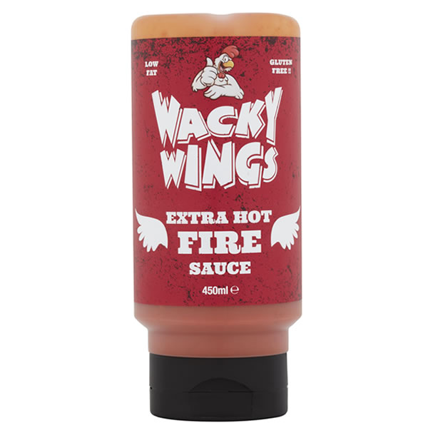 Wacky Wings Extra Hot Fire Sauce 450 ml