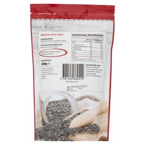Chia Life Whole Chia Seed Back 250g