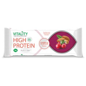 Vitality Chocolate and Cranberry and Almond Nutri-Bar 50g