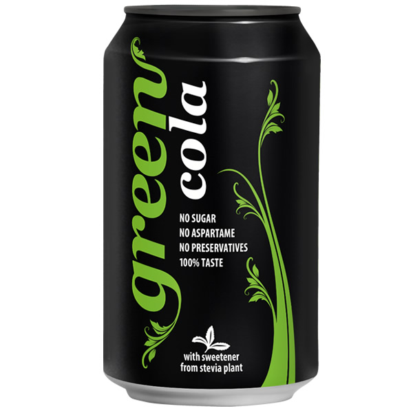 Green Cola 330ml Can Case of 24