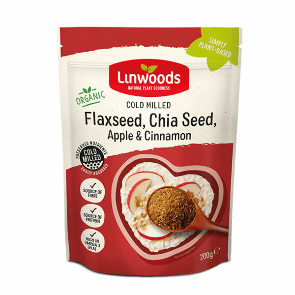 Linwoods Milled Flax Chia Seed Apple and Cinnamon