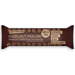 Rhythm 108 Hazelnut Praline Chocolate Bar 33g