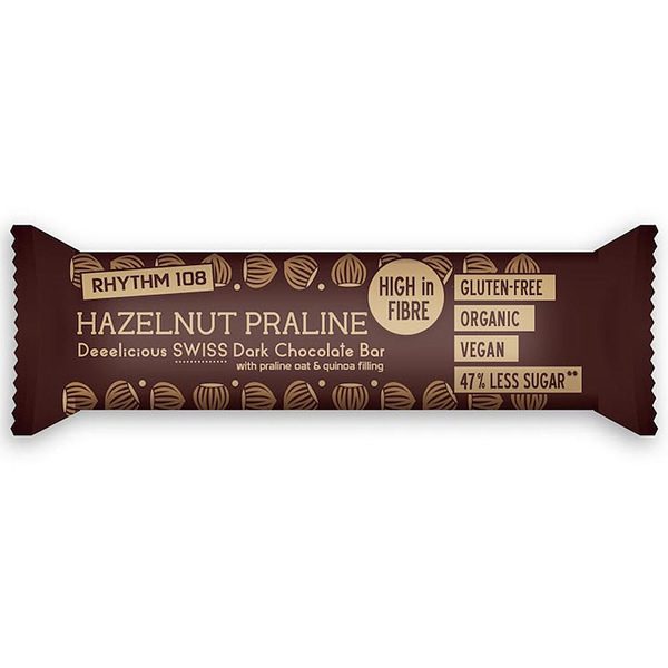 Rhythm 108 Hazelnut Praline Chocolate Bar 33g