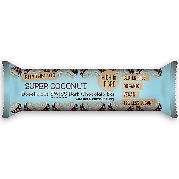 Rhythm 108 Super Coconut Chocolate Bar 33g Single Bar