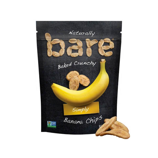 Bare Simply Banana Chips - 37g - Case of 8 - Total Brand Solutions