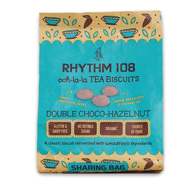 Rhythm 108 Double Choco-Hazelnut Tea Biscuits 160g