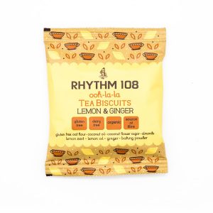 Rhythm 108 Lemon Ginger Tea Biscuits 24g
