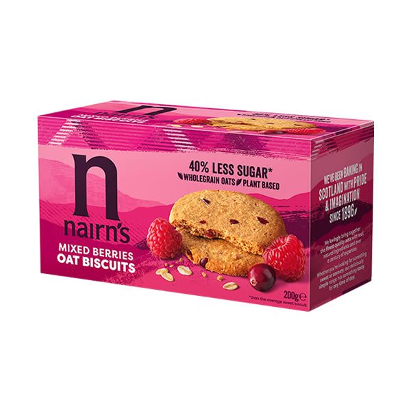 Nairn’s Mixed Berries and Oat Biscuit 200g
