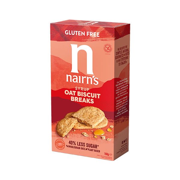 Nairn’s Gluten Free Oats and Syrup Biscuit Breaks
