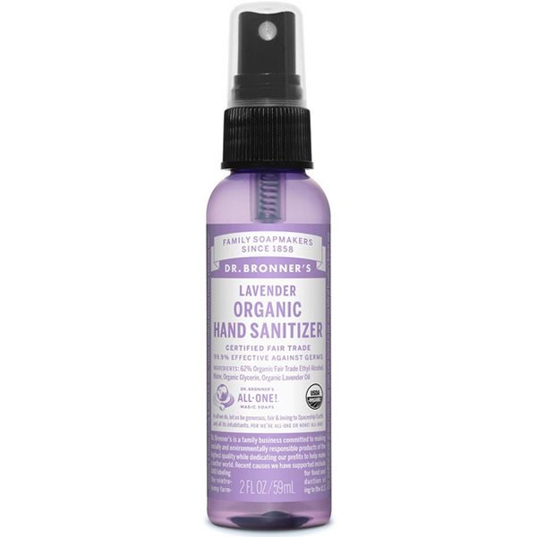 Dr Bronner’s Organic Hand Sanitizer Lavender 59ml