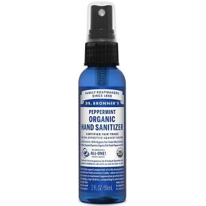Dr Bronners Organic Hand Sanitizer Peppermint 59ml