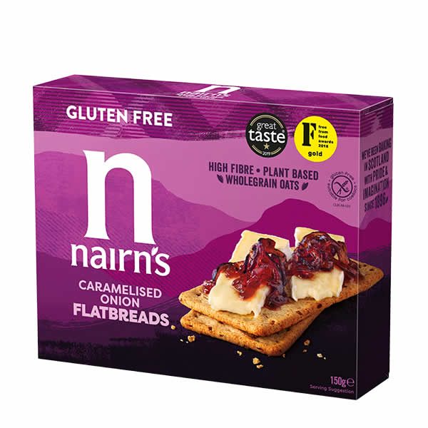 Nairn’s Gluten Free Caramelised Onion Flatbread