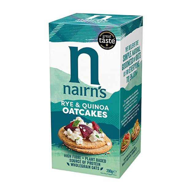 Nairn’s Rye Quinoa Oatcakes 200g